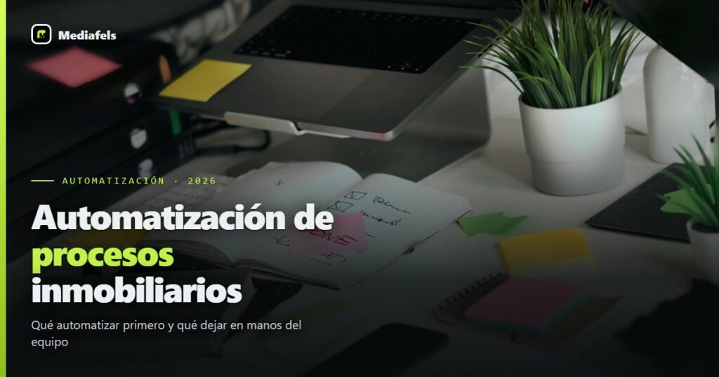 Automatización de procesos inmobiliarios: qué automatizar primero