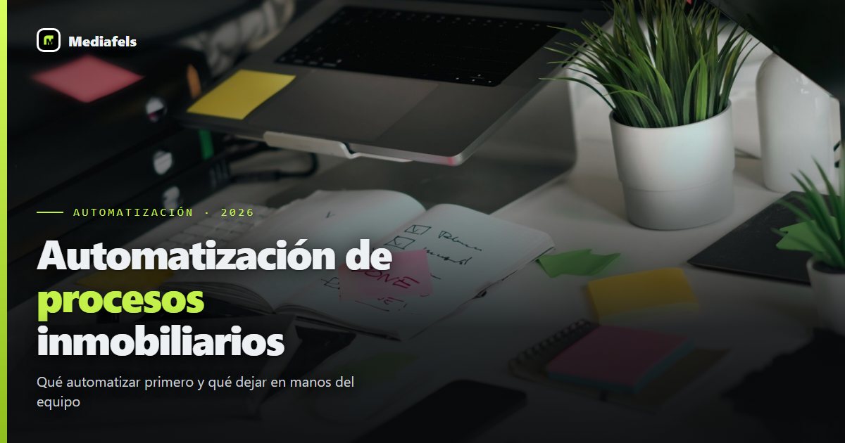 Automatización de procesos inmobiliarios: qué automatizar primero