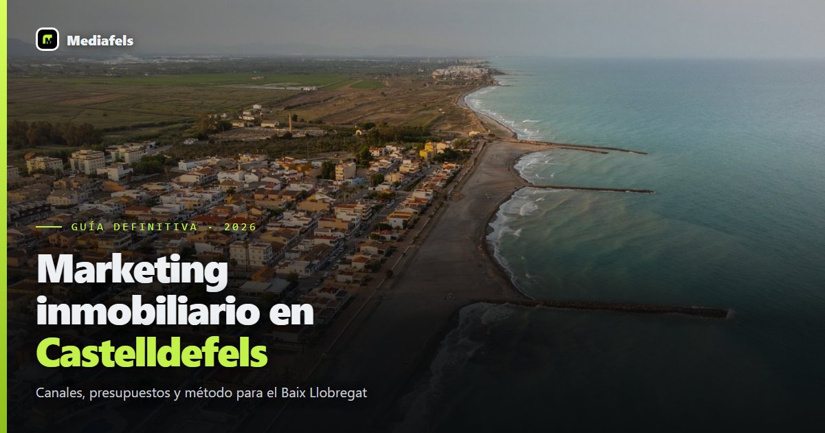 Marketing inmobiliario en Castelldefels y Baix Llobregat: la guía definitiva (2026)