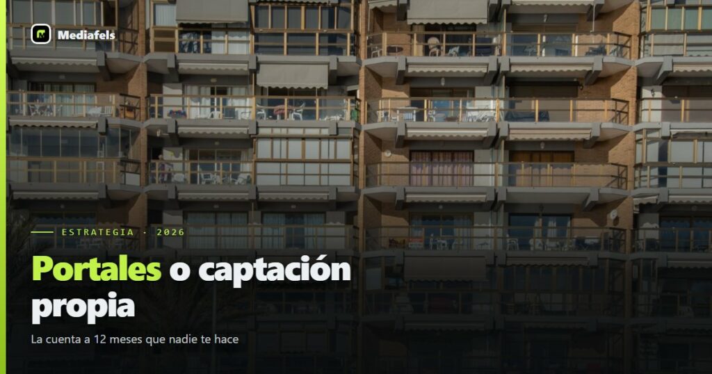 Portales vs. captación propia: la cuenta que nadie te hace