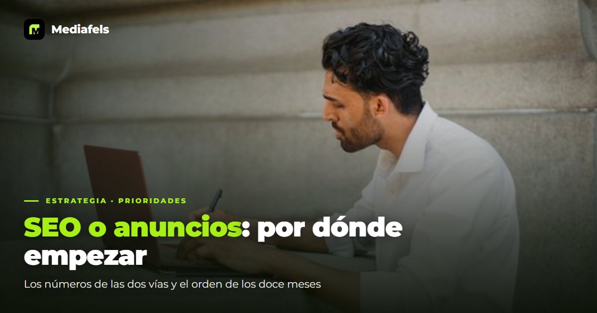 SEO o anuncios: por dónde empieza una inmobiliaria